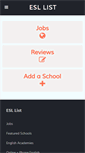 Mobile Screenshot of esllist.com